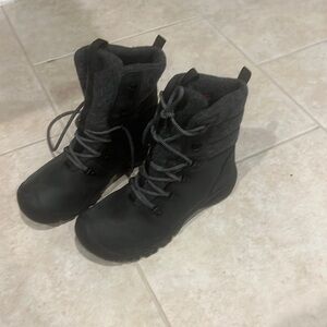 Keen winter boots. I bought too small and never returned